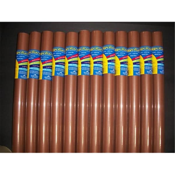 Plushdeluxe Raydiant Fade Resistant Art Rolls - Warm Brown - 24 x 12 in., 12PK PL3191463 - main